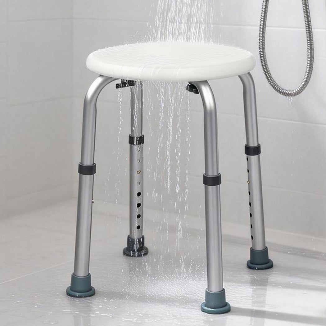Levede Shower Chair Bath Stool Seat Safety Bathroom Adjustable Height Non Slip