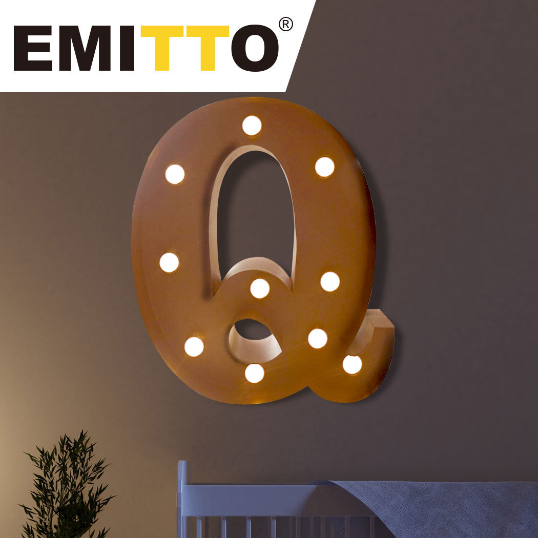 LED Metal Letter Lights Free Standing