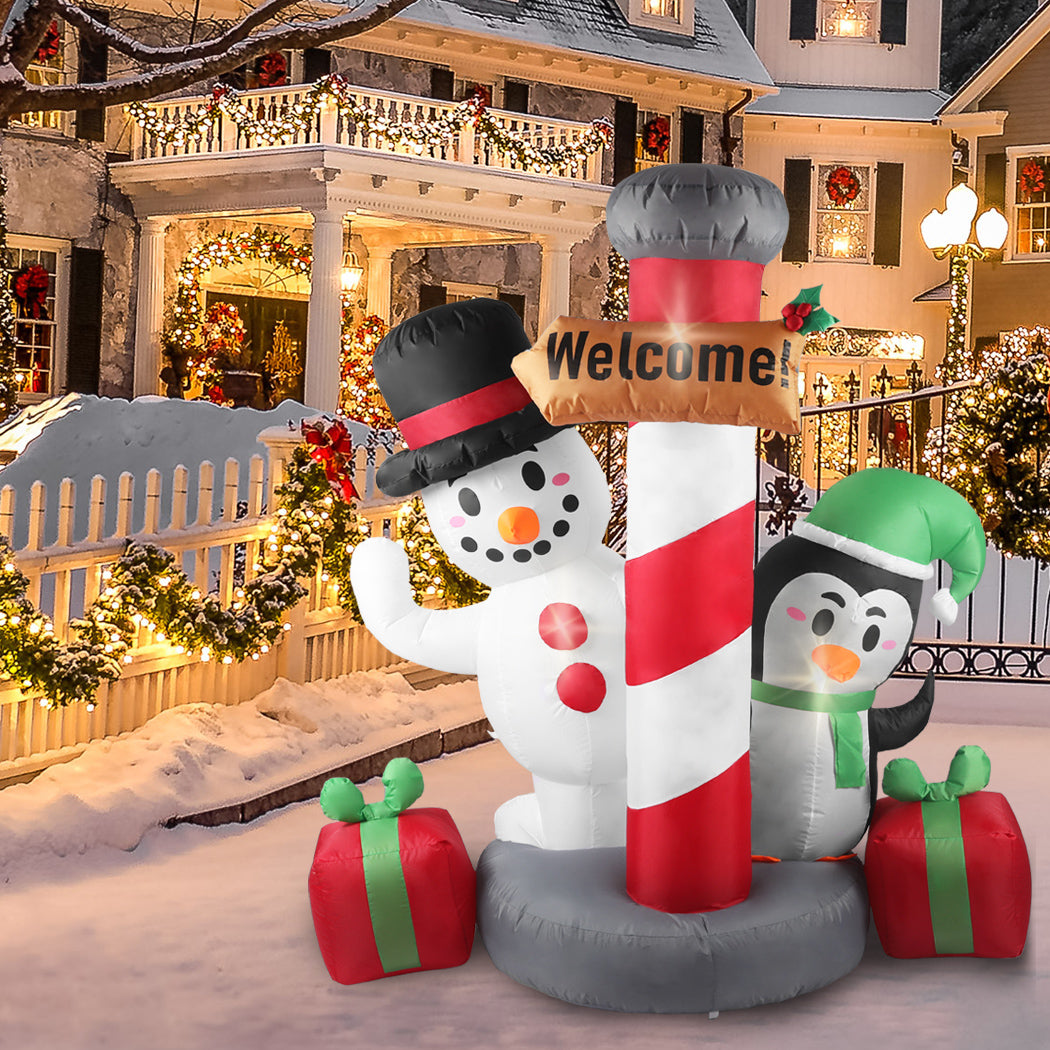 Santaco Inflatable Christmas Decor Pole