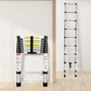 Traderight Multipurpose Ladder Telescopic 2.6M Silver 2.6 Meter