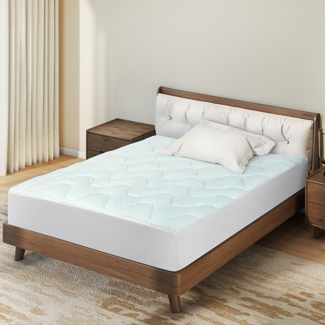 Dreamz Mattress Topper Pillowtop Cover Protector Single