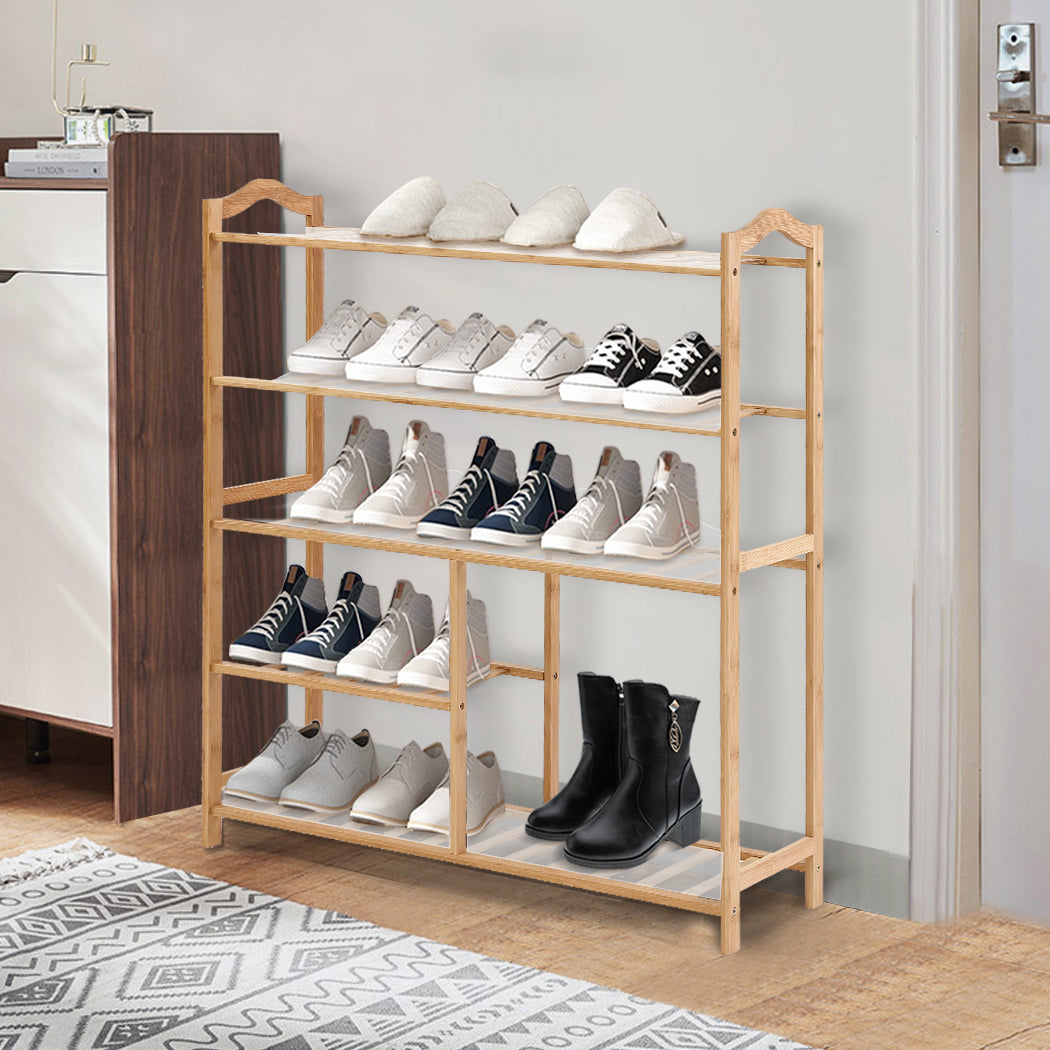 Levede Bamboo Shoe Rack Storage Wooden
