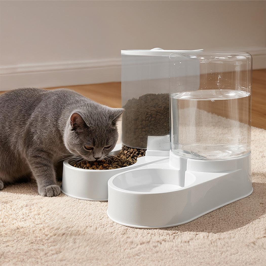 Pawz Automatic Pet Feeder Water Dispenser Set 3.2L