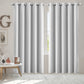 2x Blockout Curtains Panels 3 Layers Grey