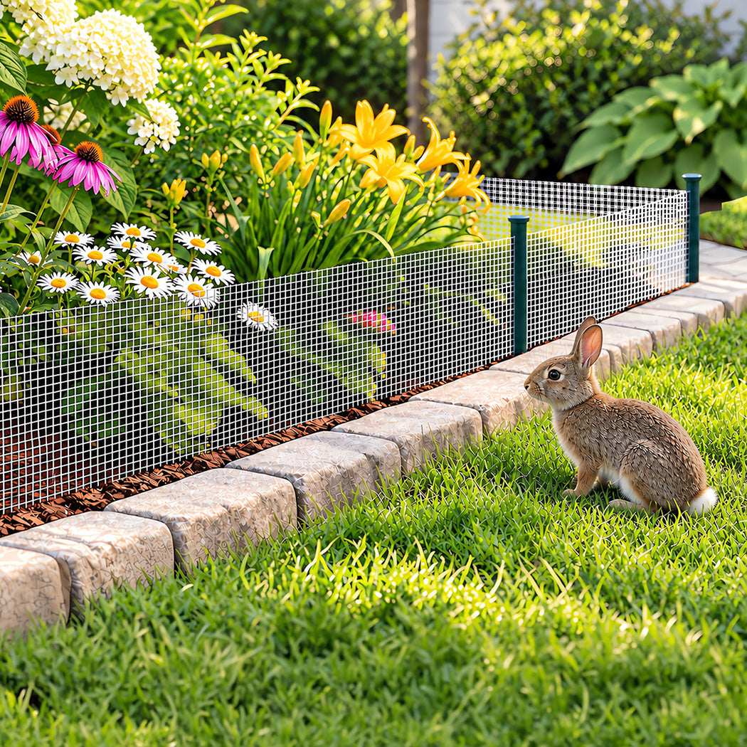 Lambu Rat Mesh Galvanized Steel 6mm 12mx20cm Roll Garden Pest Control Silver