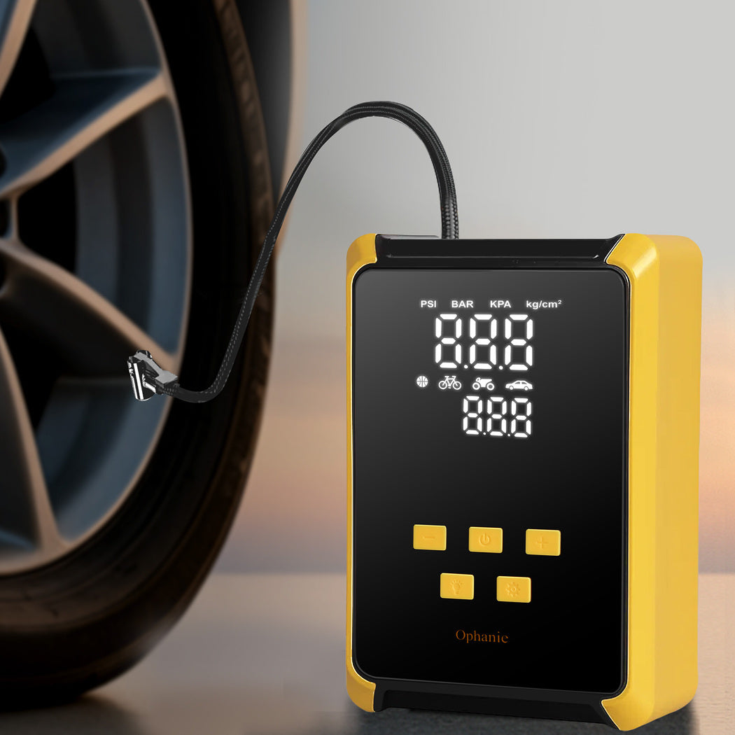 Manan 12V 150PSI Portable Tire Inflator with LED Light
