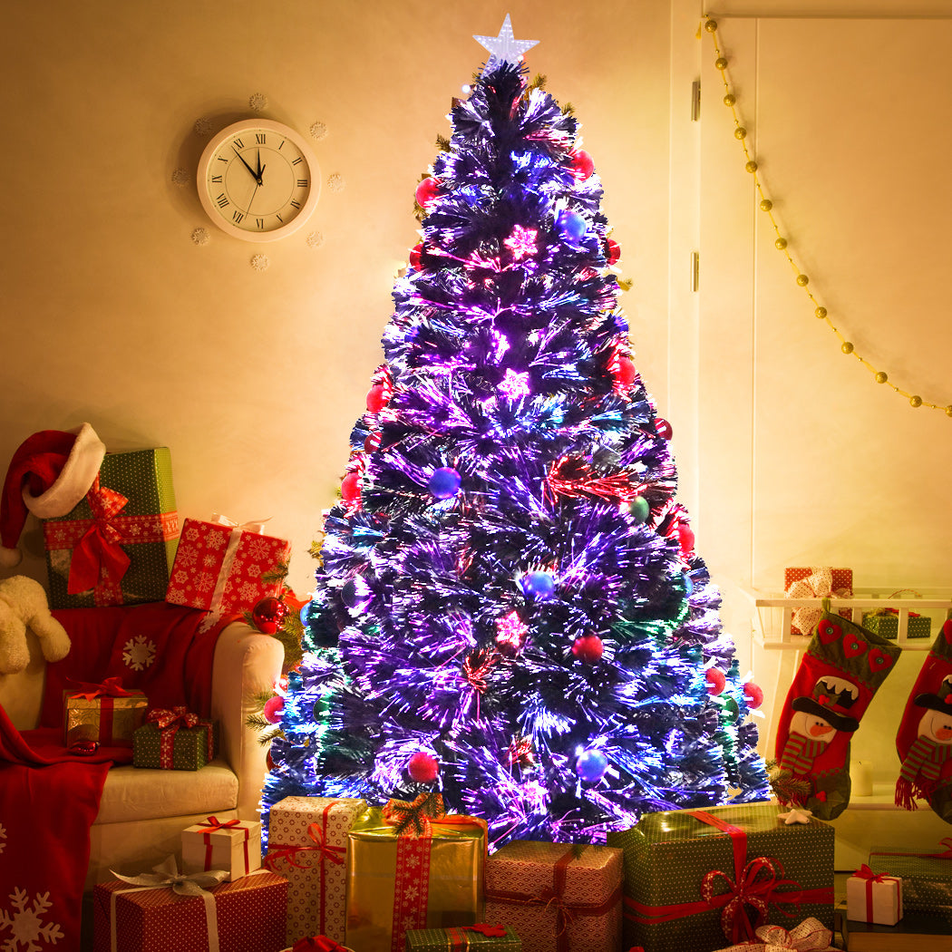 SANTACO Christmas Tree Fibre Optic with 1.5 Meter