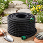 Traderight Soaker Hose 50M Deep Root Watering Even Flow for Garden Beds Black