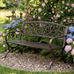 Levede Garden Bench Seat Outdoor Furniture Patio Park Lounge Chair Bronze 3 Seat