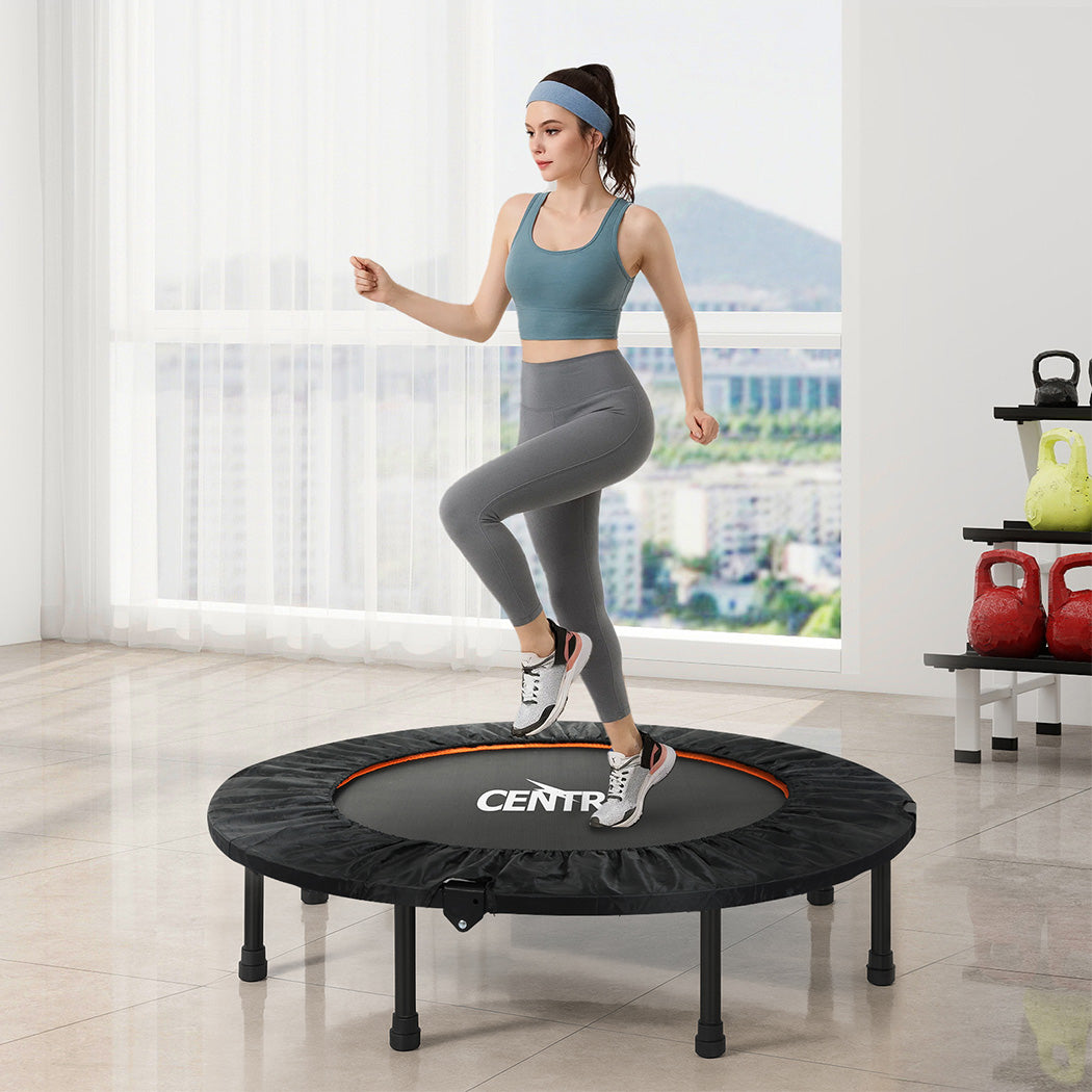 Centra 48 Inch Mini Trampoline Round Exercise Rebounder