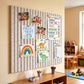 Levede Cork Boards Alternative 12Pcs 30cmx30cm Felt Bulletin Board Tiles Coustic