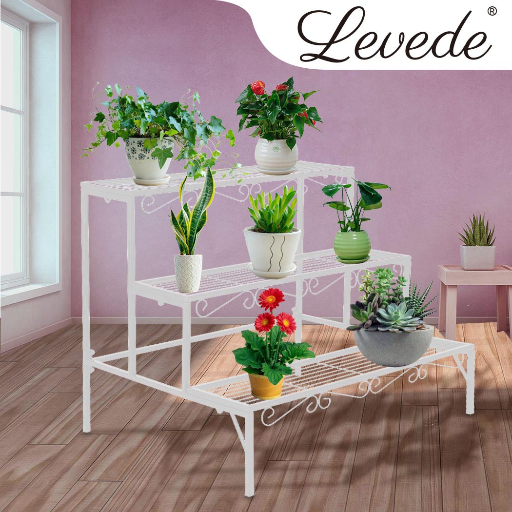 Levede Plant Stands Outdoor Indoor Metal