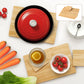 Toque 8 Pcs Natural Bamboo Placemat Coaster Storage Dish
