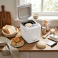 Spector Automatic Bread Machine 19-In-1 500W Quiet Motor 1.2Lb White for Home