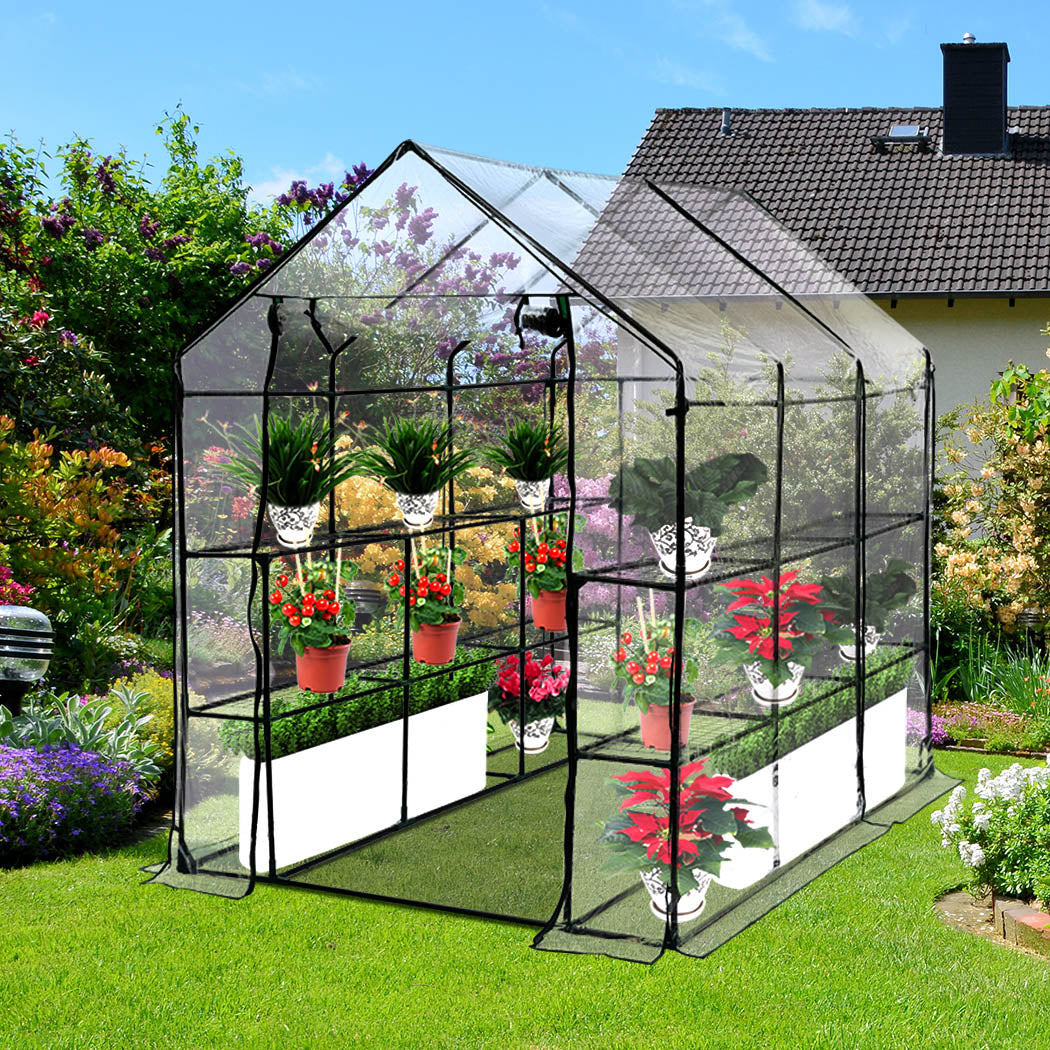 Levede Greenhouse Walk In 3 Tier Garden