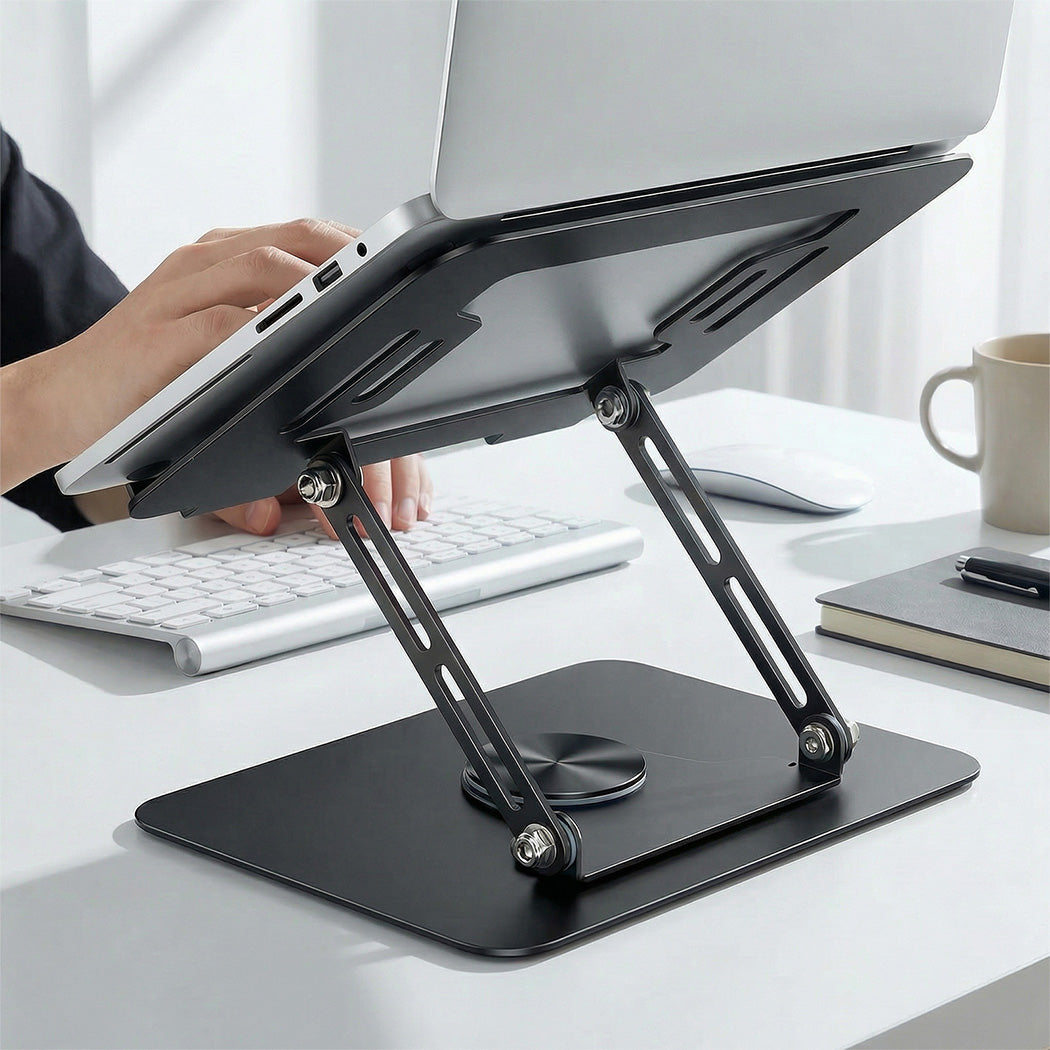 Levede Portable Laptop Stand 360 Rotating Bracket Foldable Laptop Desk Holder