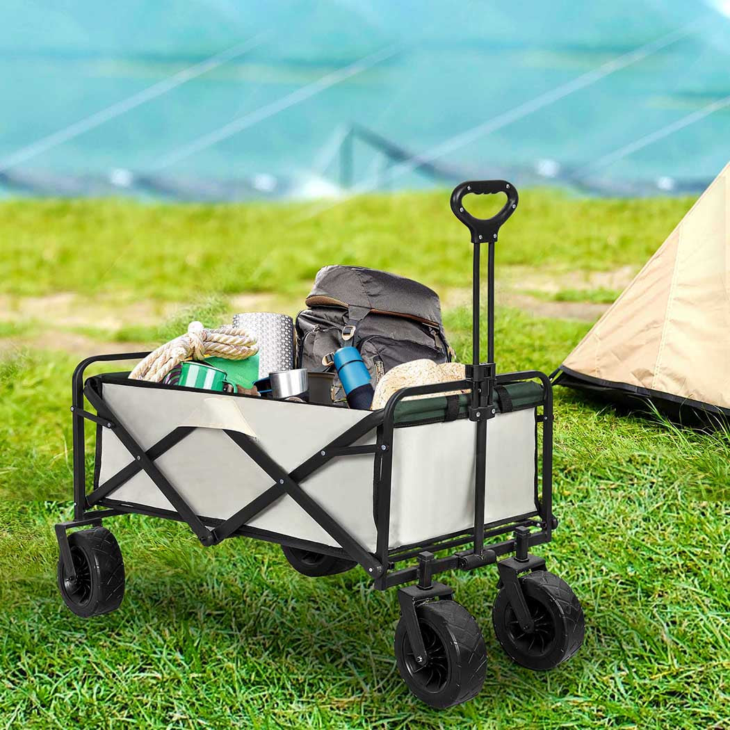 Lambu Garden Camping Trolley Outdoor Beige