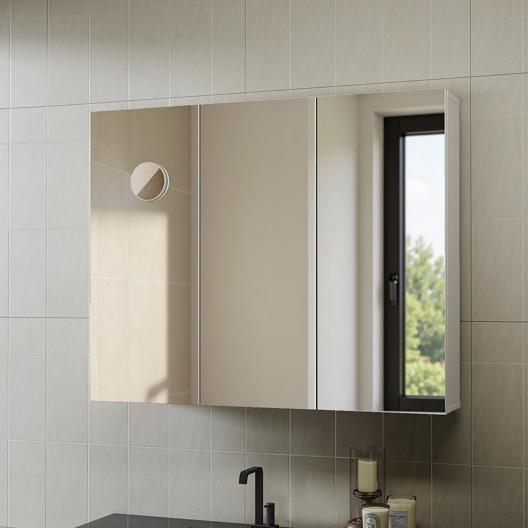 Levede Bathroom Mirror Cabinet 90CM