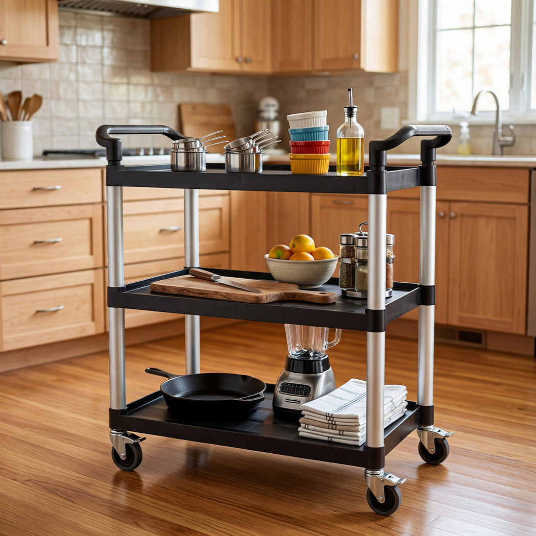 Monvelo Tool Trolley Cart Rolling Utility Storage Organiser Garage Workshop