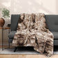 Dreamz Luxury Tie-dyed Blanket Brown 152cm x 203cm