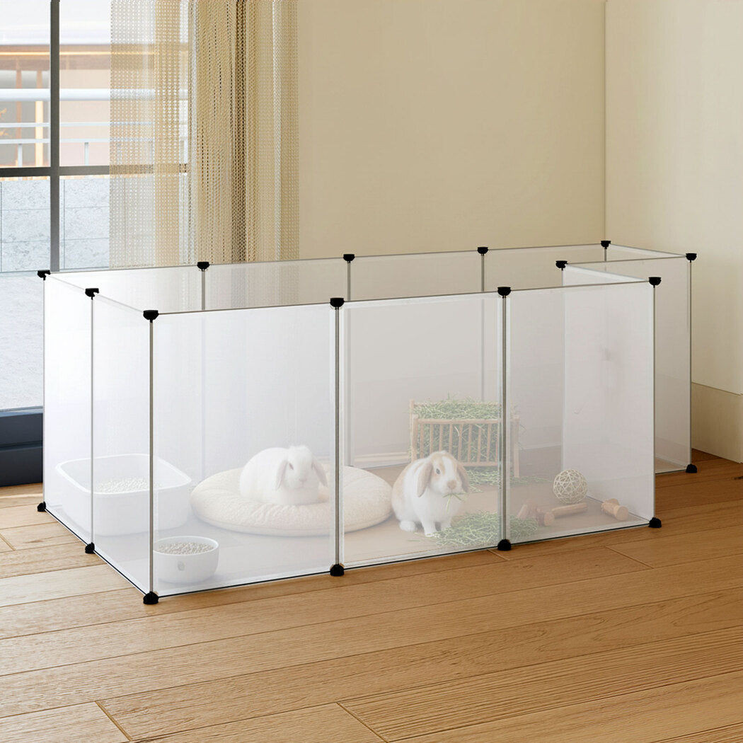 Pawz 12 Panels Guinea Pig Rabbit Puppy Playpen Fence