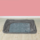 PaWz Pet Bed Sofa Dog Bedding Soft Warm L Cover Grey Cover Large