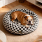 Pawz Circular Plush Dog Cosy Bed Calming Pet Plush Bed