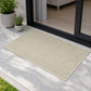 Marlow Front Door Mat 76x43cm Non Slip Dirt Trapping Rug for Entrance Brown