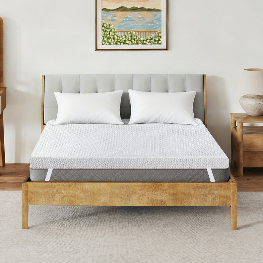 Dreamz Dual-Layer Memory Foam Mattress Topper 10cm