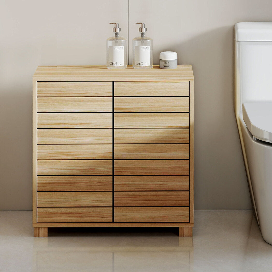 Levede Bathroom Storage Cabinet Floor Standing Cupboard