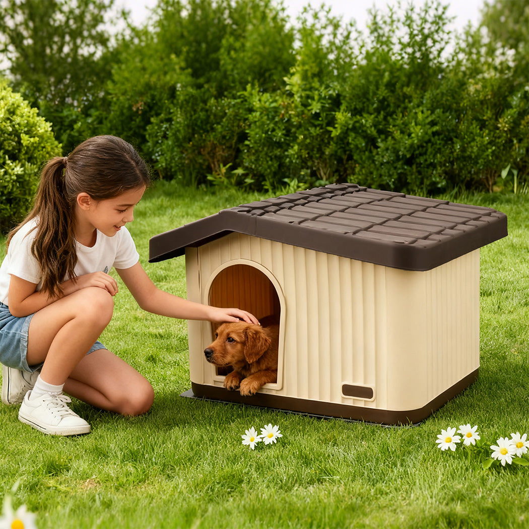 Pawz Plastic Dog Cage Kennel for Small Dogs with Vent