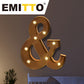 LED Metal Letter Lights Free Standing
