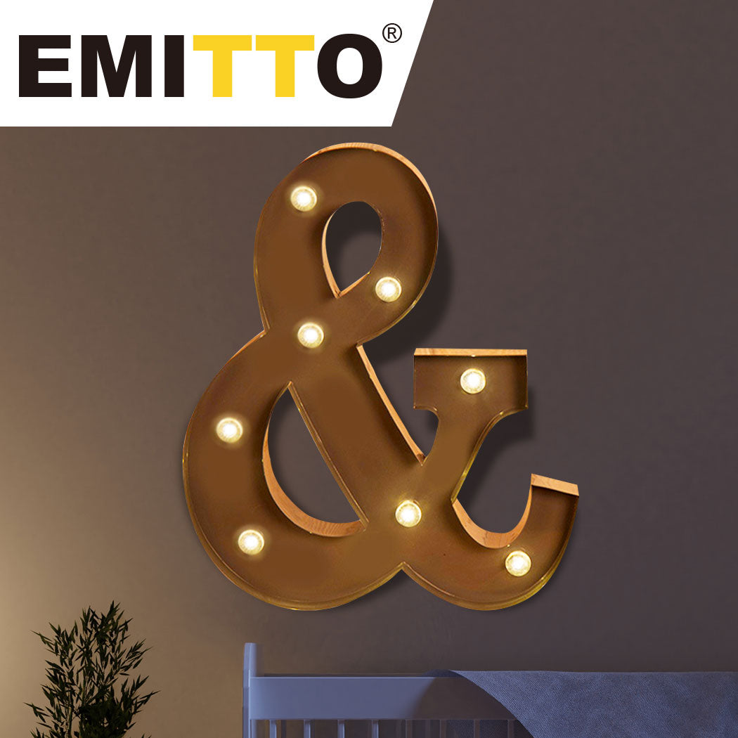 LED Metal Letter Lights Free Standing