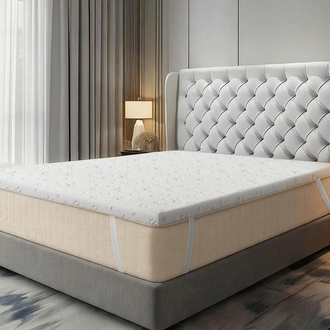 Dreamz Dual-layer Memory Foam Mattress Topper Double