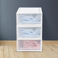 Plastic Storage Box Stackable Containers M 3PK Medium