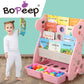 BoPeep Kids Bookshelf Bookcase Magazine Pink