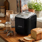 Spector 19-In-1 Automatic Bread Machine With Non Stick Pan For Home Baking Black