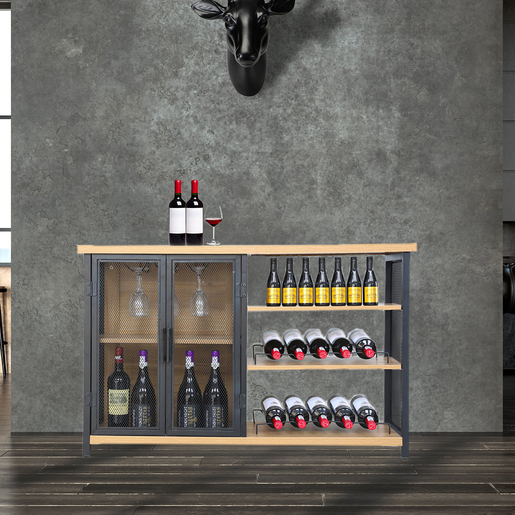 Levede Bar Cabinet Buffet Sideboard