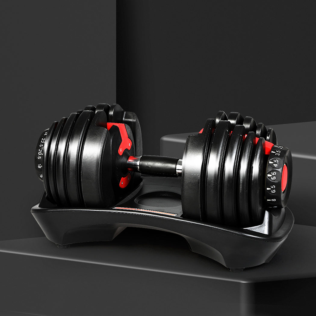 Centra 24kg Adjustable Dumbbell Set Home Gym