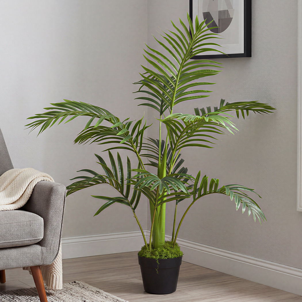 Lambu Artificial Oak Tree Lifelike Fake Leaves Artificial Plants Indoors 95cm