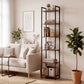 Levede 6 Tier Bookshelf Tall Bookcase Storage Shelf Display Rack Living Room