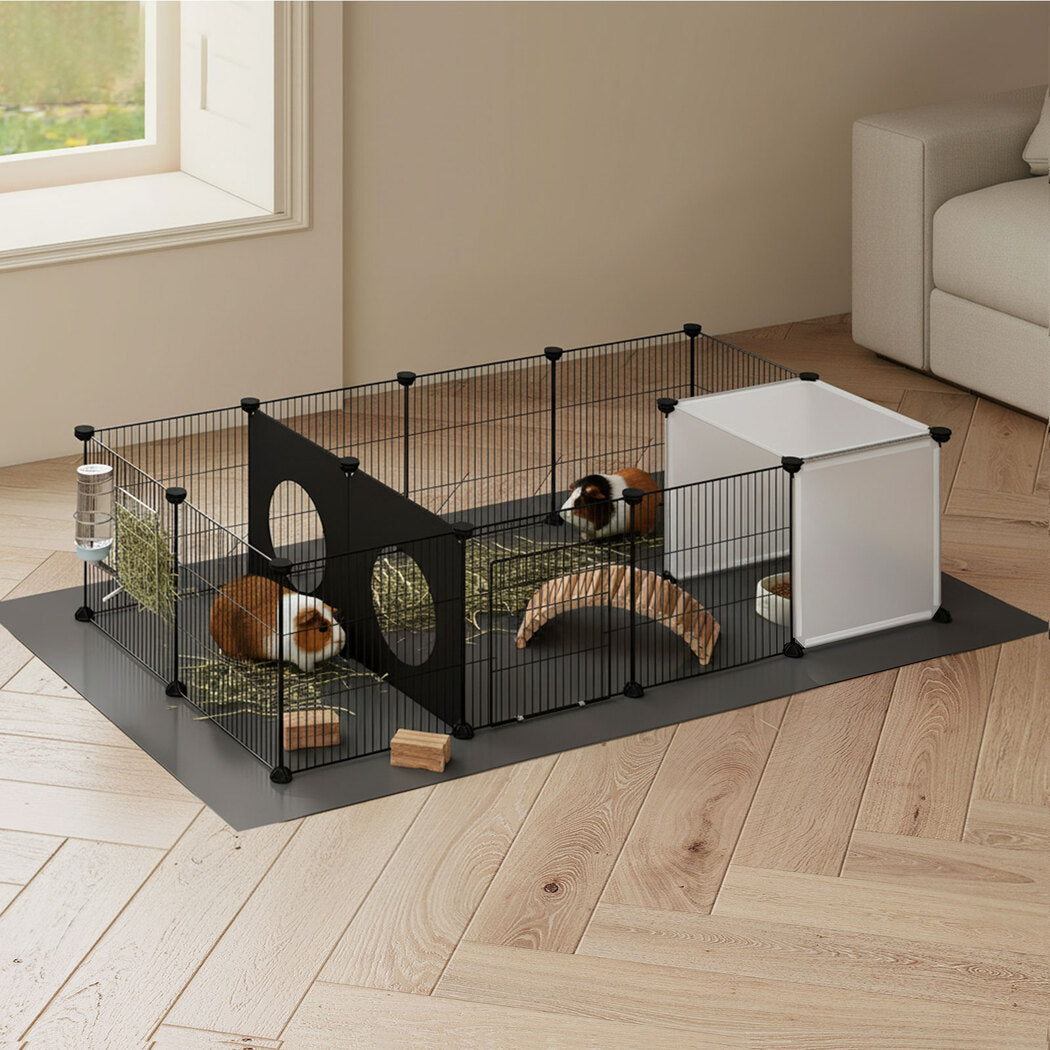 Pawz 16 Panels Guinea Pig Pet Playpen Small Pets Fence