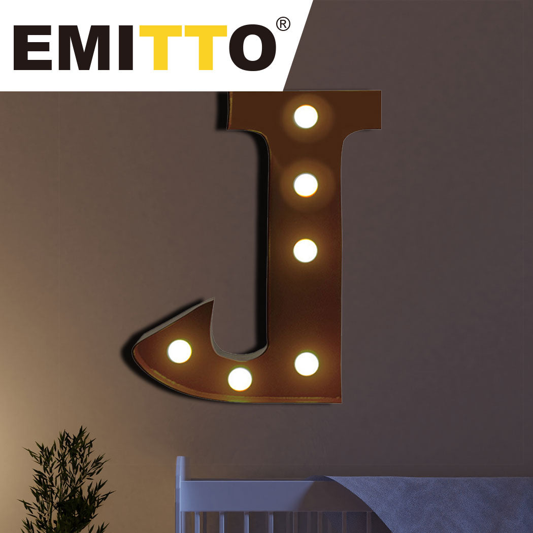 LED Metal Letter Lights Free Standing