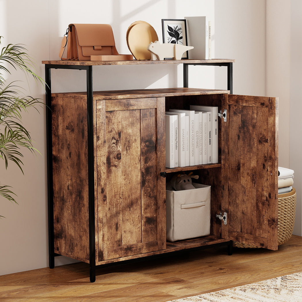 Levede Storage Cabinet Multipurpose Organiser Cupboard Adjustable Shelves