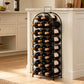 Levede 23 Bottle Wine Rack Kitchen Home Floor Storage Organiser Metal Black