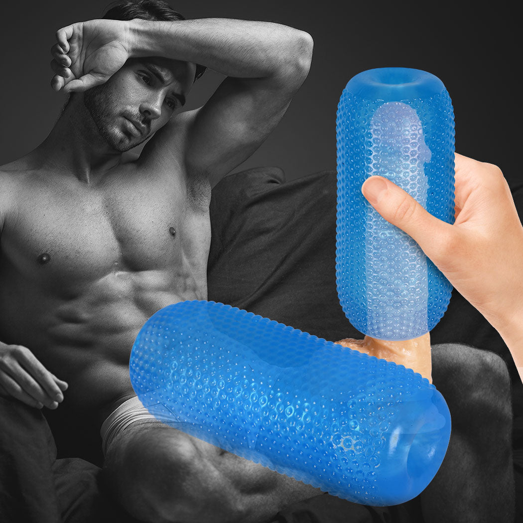 Urway Masturbator Masturbation Cup Double Blue