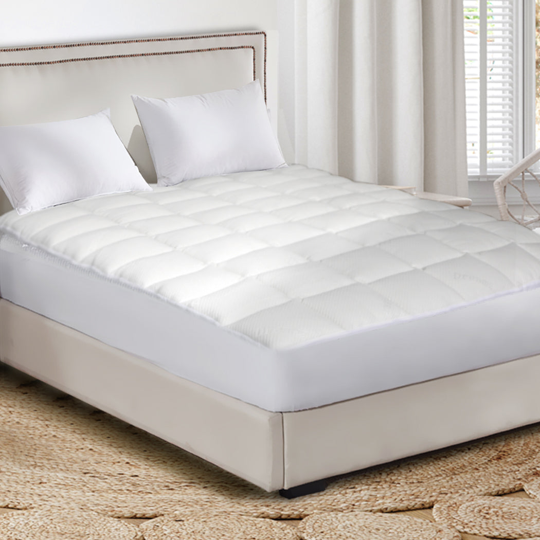 Dreamz Mattress Protector Luxury Topper Double