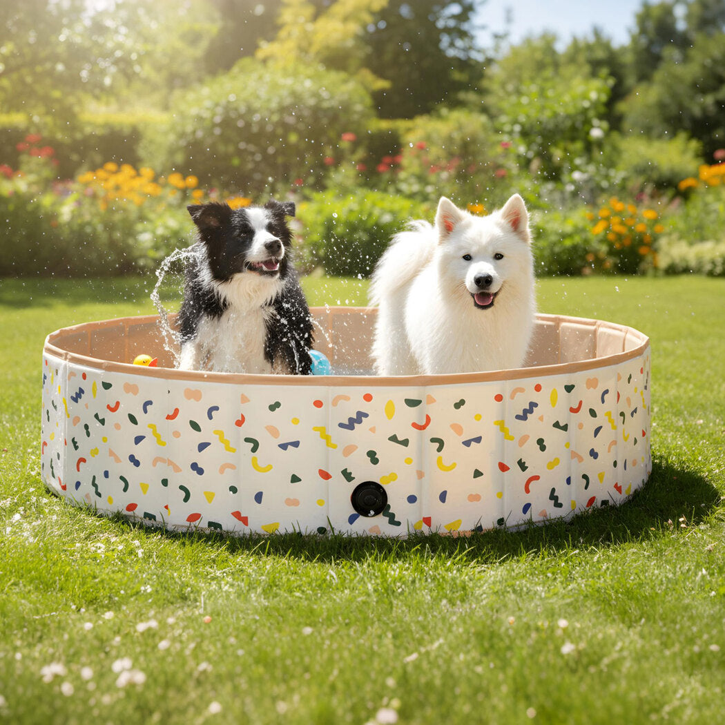 Pawz Dog Swimming Pool Foldable Pet Bath Portable 120cm