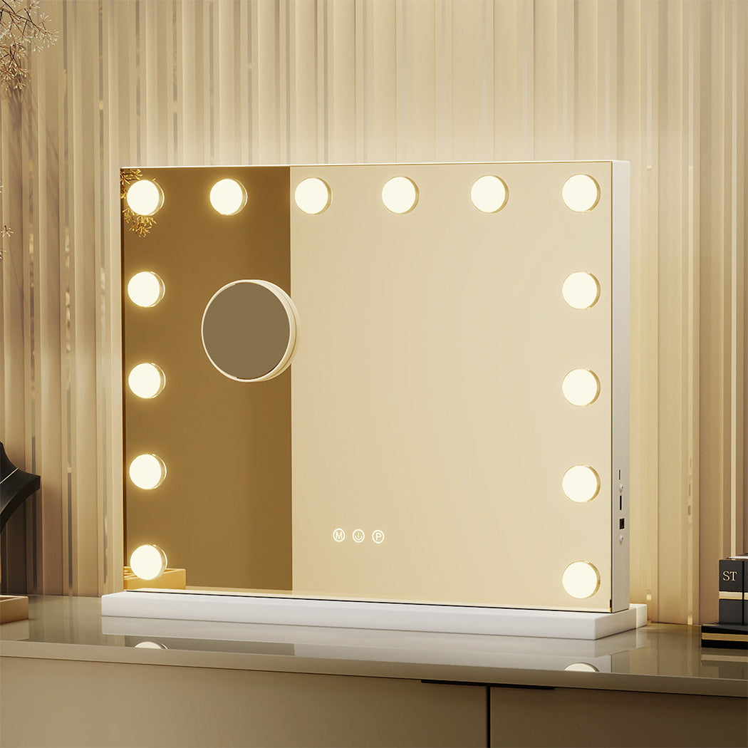 Yezi LED Vanity Makeup Mirror 42x50cm