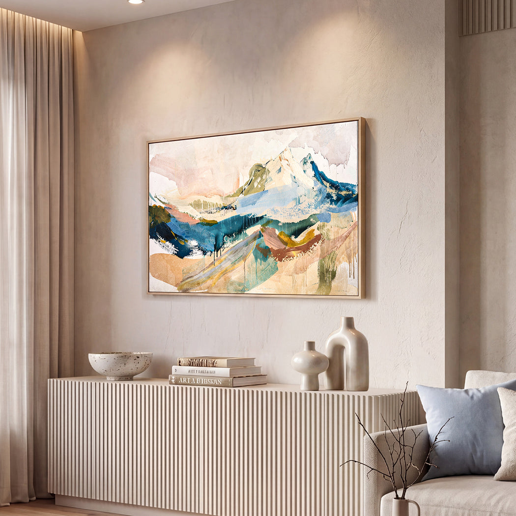 Yezi Modern Wall Art Canvas Large Framed Abstract Painting Decor 70x100cm
